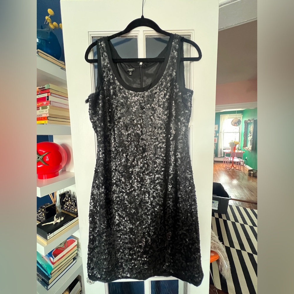 Sequin Black Dress